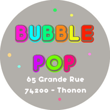 logo bubble pop